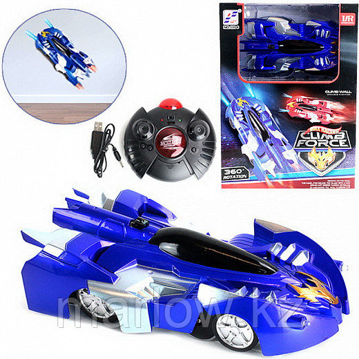 Антигравитационная машинка Wall Racer, синий - фото 2 - id-p111418964