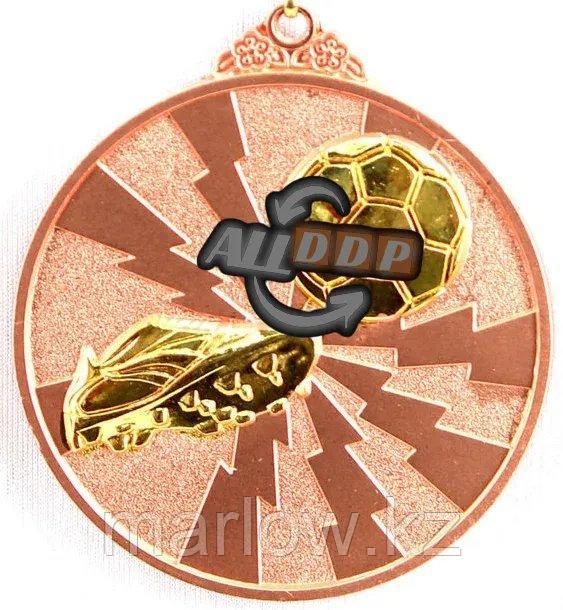 Медаль рельефная ФУТБОЛ (бронза) - фото 1 - id-p111425838