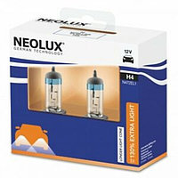 Лампа автомобильная NEOLUX Extra Light +130%, H4, 12 В, 60/55 Вт, набор 2 шт, N472EL1-2SCB