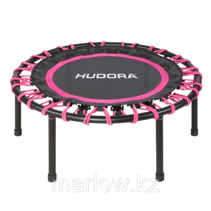 Фитнес-батут HUDORA Trampolin Sky, d=91 см, цвет чёрный/розовый - фото 1 - id-p111433565