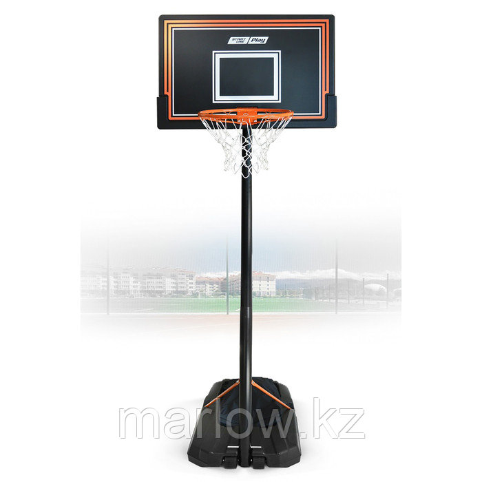 Баскетбольная стойка Standart 090 (высота 230-305 см, р-р. щита 111x71x3 см) - фото 2 - id-p111433567