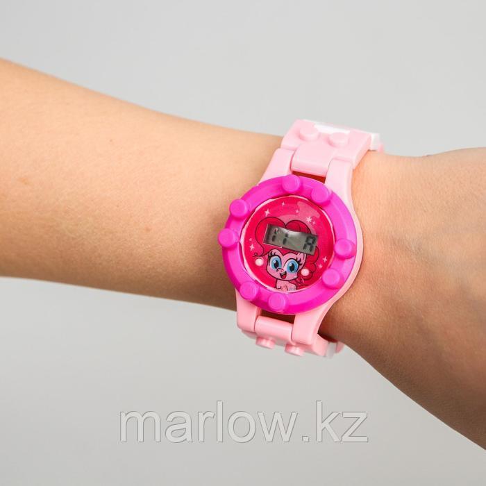 Часы наручные электронные "Пинки Пай", My Little Pony, с ремешком-конструктором - фото 3 - id-p111431752
