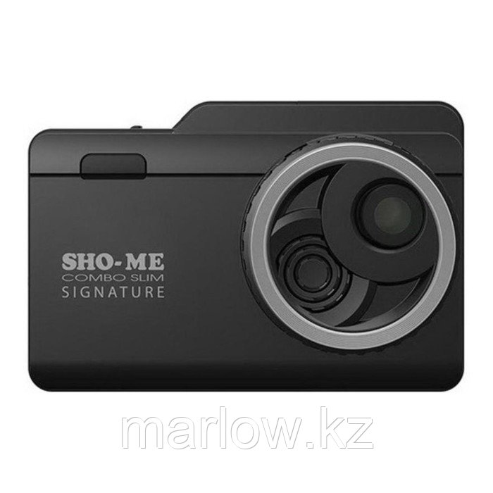 Видеорегистратор с радар-детектором SHO-ME Combo Slim Signature, сигнатурный, 3.5", обзор 168°, 2304 ... - фото 1 - id-p111426832