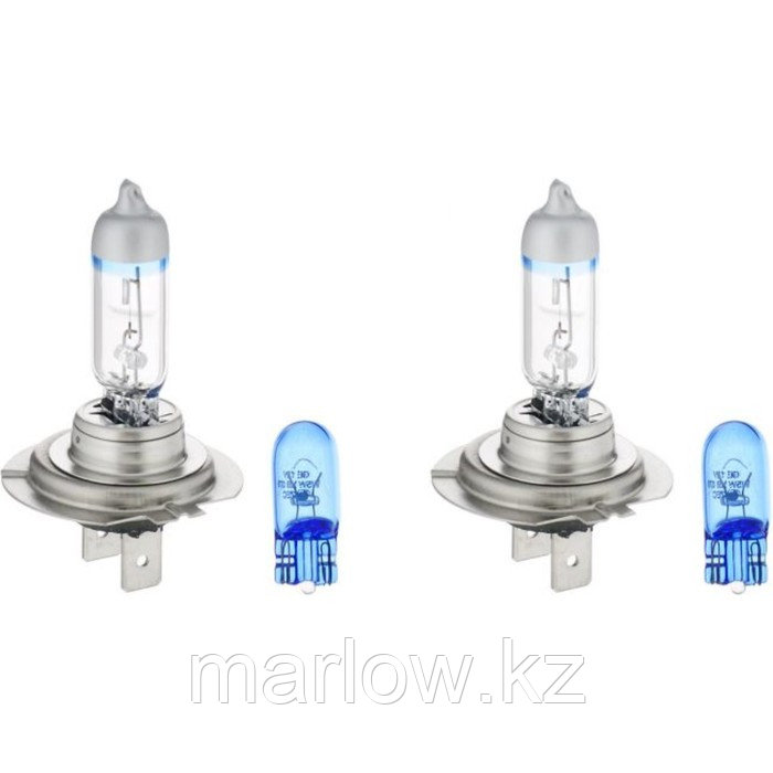 Лампа автомобильная General Electric Megalight Ultra +90%, H7, 12В 55Вт, +W5W, 2 шт 58520S - фото 1 - id-p111427815