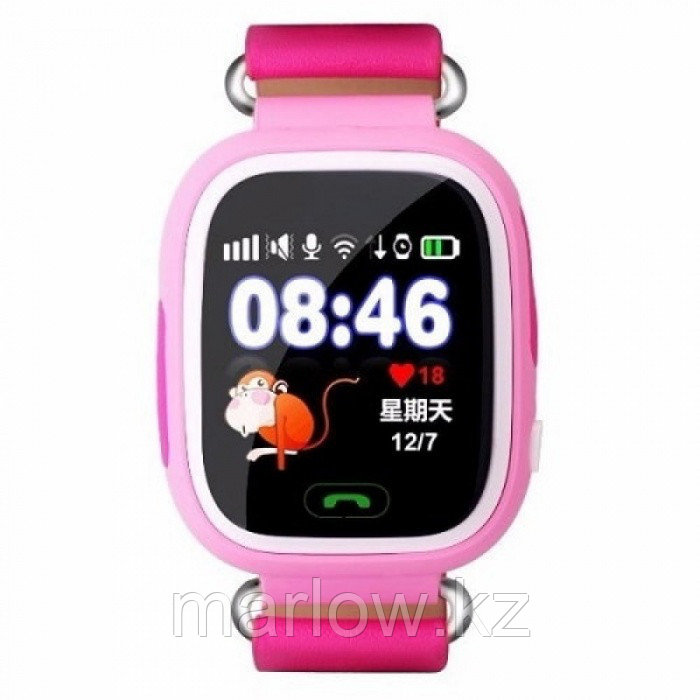Smart Baby Watch G72 - умные детские часы с GPS, розовые - фото 2 - id-p111417057