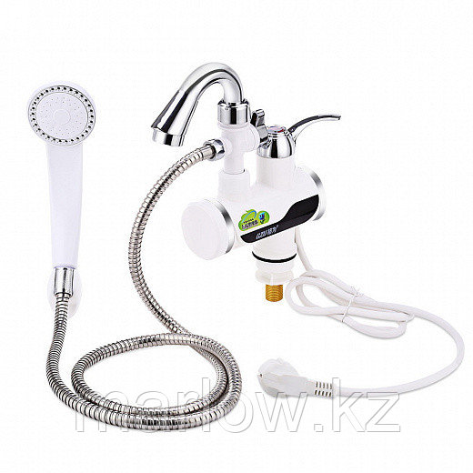 Проточный водонагреватель с душем Instant Electric Heating Water Faucet & Shower - фото 2 - id-p111419969