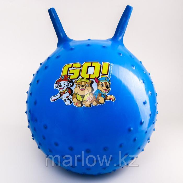 Мяч прыгун массажный с рожками Paw Patrol "GO" d=45 см, вес 350 гр, цвета МИКС - фото 2 - id-p111432605