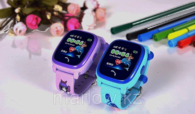 Умные детские часы для девочек Smart Baby Watch DF25G (GW400S), розовый - фото 1 - id-p111420952