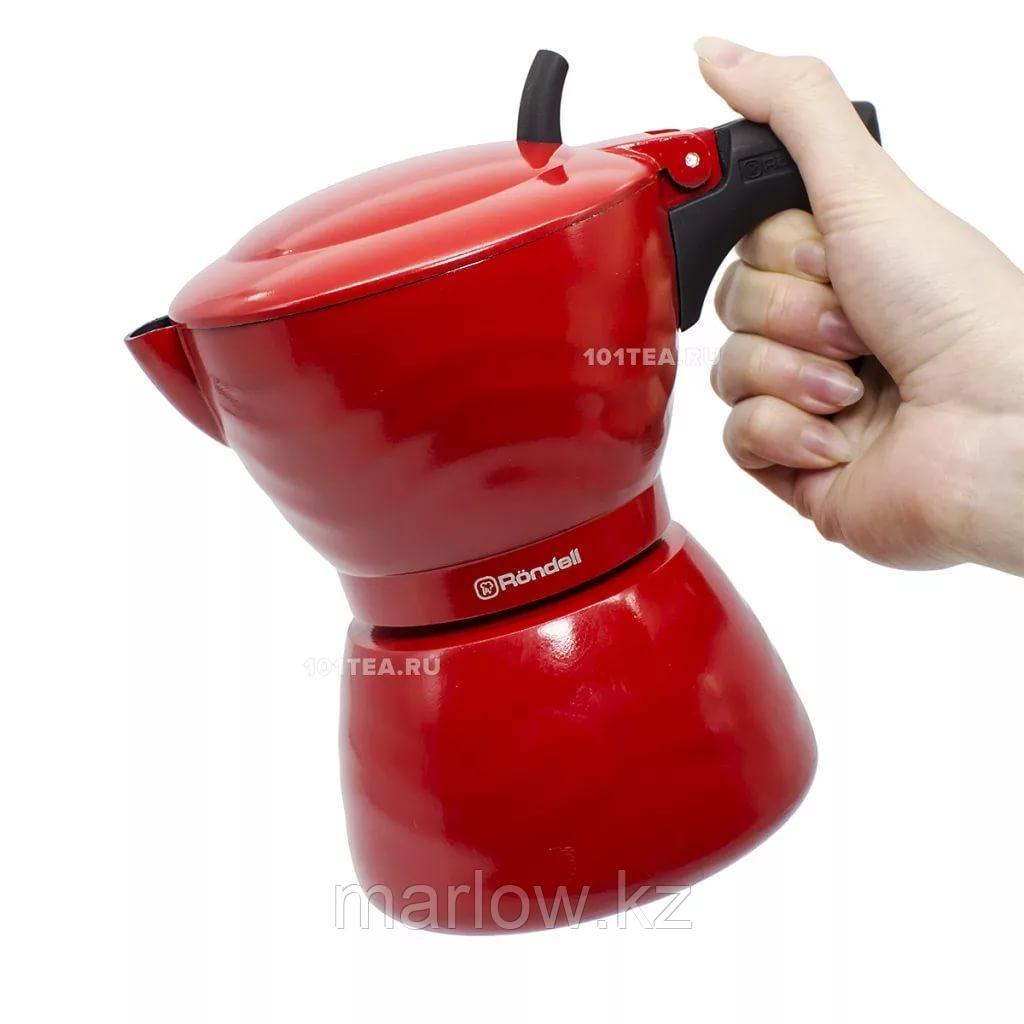 Гейзерная кофеварка 6 чашек Fiero Rondell RDA-844 - фото 3 - id-p111418052