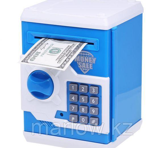 Копилка-сейф Money Safe, интерактивная, голубой - фото 1 - id-p111422916