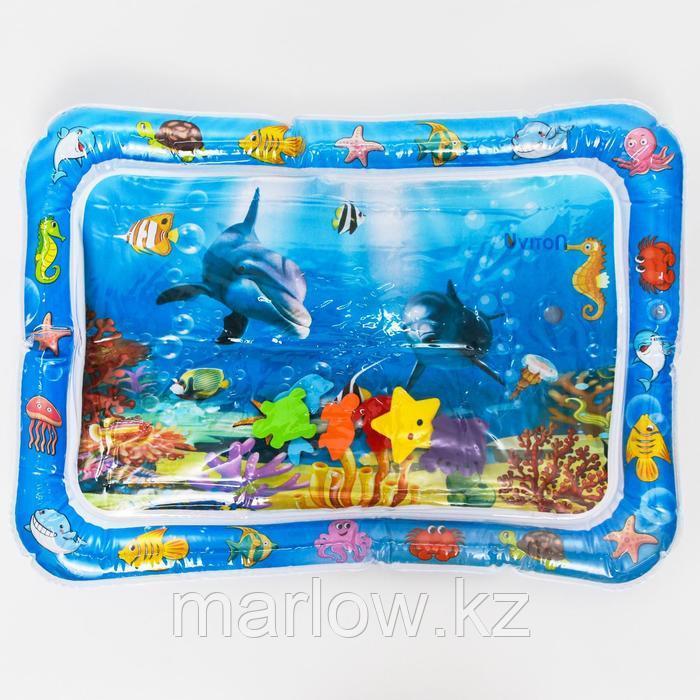 Коврик надувной с игрушками для малышей Ocean, 65х48х8см - фото 1 - id-p111430799