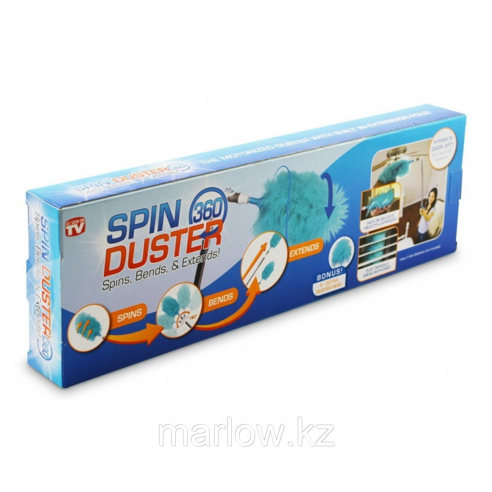 Электрическая регулируемая щетка для уборки Spin Duster 360 - фото 3 - id-p111420966