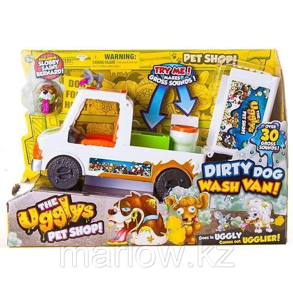 UGGLYS PET SHOP 19408 Аглис Пет Шоп Игровой набор Вэн - мойка для питомцев + фигурка - фото 1 - id-p111411294