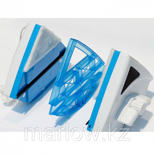 Магнитная щетка для мытья окон с двух сторон MAXI (стекло 18-40 мм) - фото 6 - id-p111420015