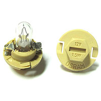Лампа автомобильная Osram Beige, BAX, 12В, 1.5 Вт, (BX8,4D), 2452MFX6