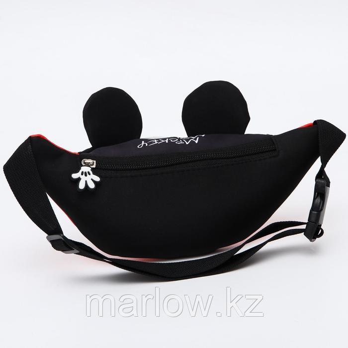 Сумка поясная текстильная "Mickey Mouse" Микки Маус - фото 5 - id-p111431845