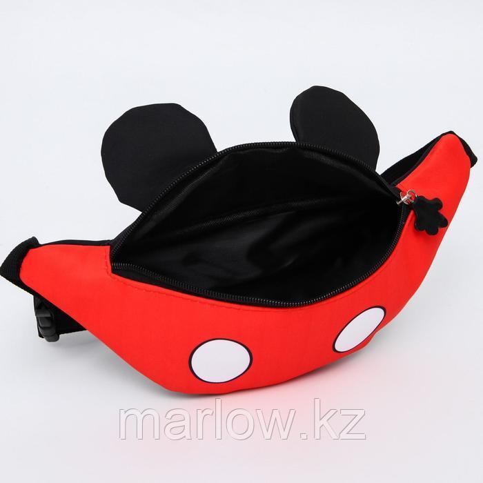Сумка поясная текстильная "Mickey Mouse" Микки Маус - фото 6 - id-p111431845