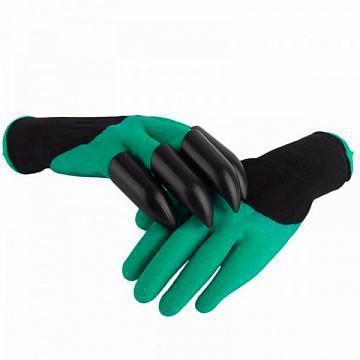 Садовые перчатки с когтями Garden Genie Gloves - фото 3 - id-p111415362