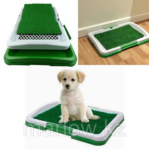 Туалет Puppy Potty Pad лоток-травка для щенков и мелких домашних животных - фото 2 - id-p111421039