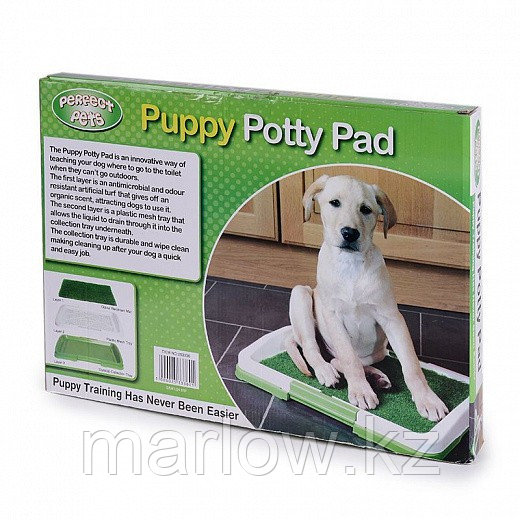 Туалет Puppy Potty Pad лоток-травка для щенков и мелких домашних животных - фото 3 - id-p111421039