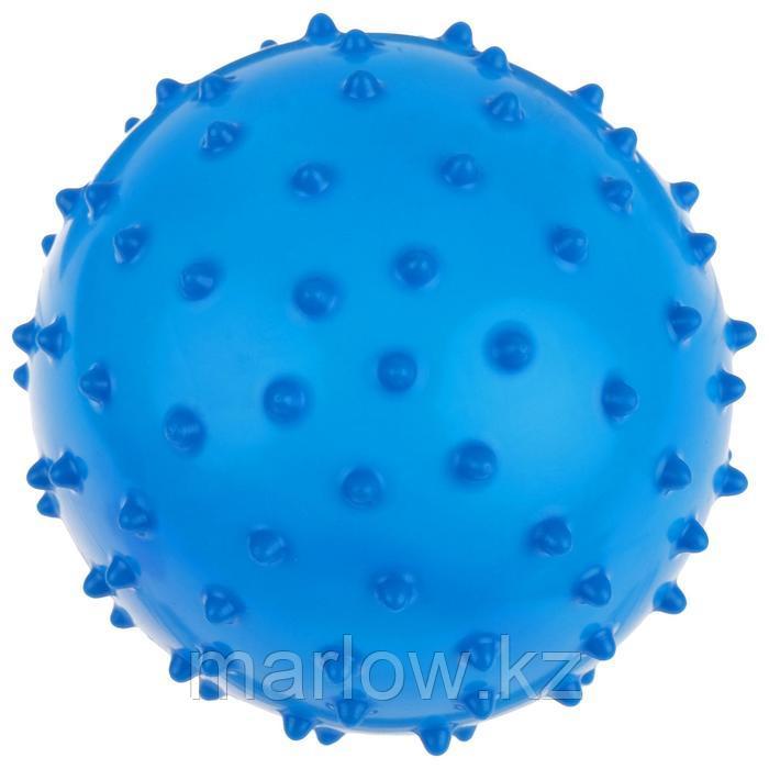 Мячик массажный, матовый пластизоль d=10 см, 22 г, цвета МИКС - фото 1 - id-p111430870