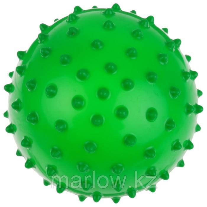 Мячик массажный, матовый пластизоль d=10 см, 22 г, цвета МИКС - фото 3 - id-p111430870