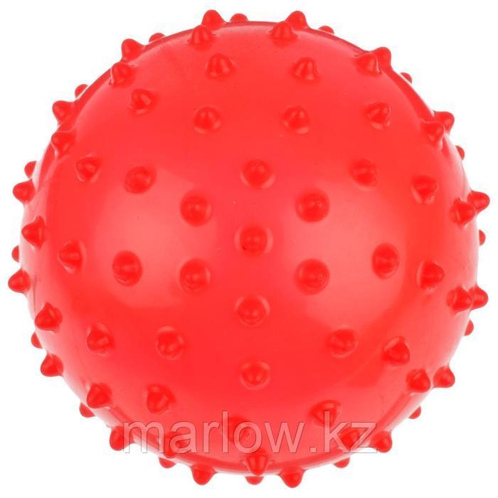 Мячик массажный, матовый пластизоль d=10 см, 22 г, цвета МИКС - фото 4 - id-p111430870