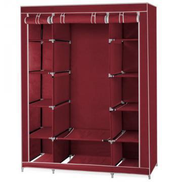 Мобильный тканевый шкаф Storage Wardrobe, коричневый - фото 3 - id-p111420081