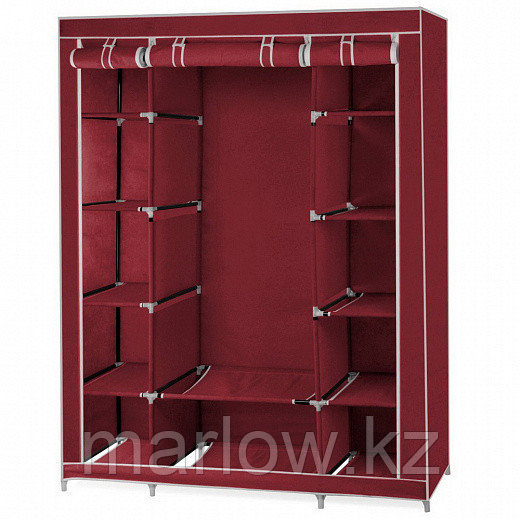 Мобильный тканевый шкаф Storage Wardrobe, коричневый - фото 5 - id-p111420081