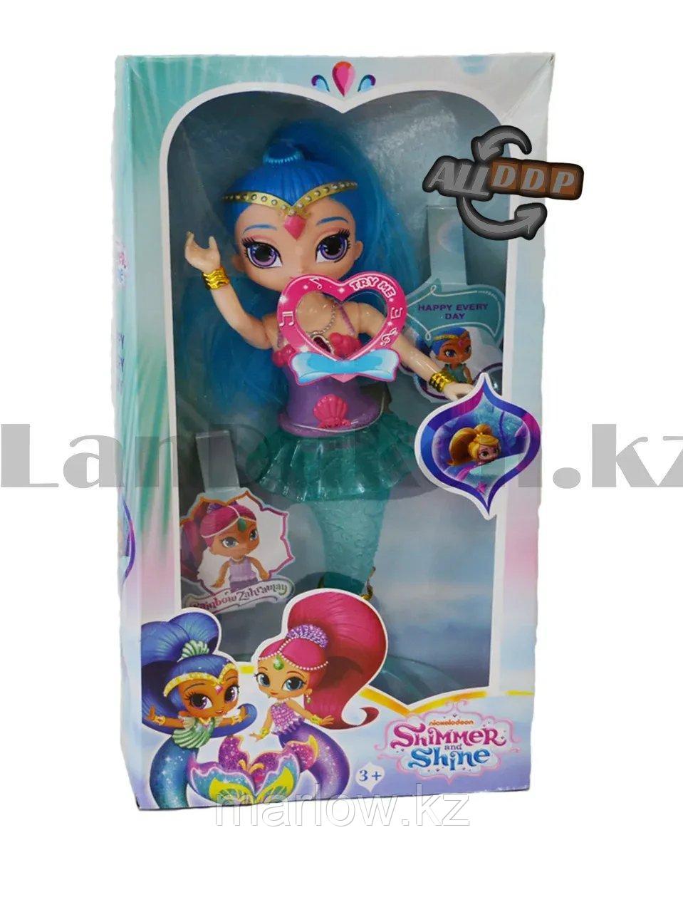 Детская музыкальная кукла русалка со светоэффектом Шайн Shimmer and Shine 30 см - фото 6 - id-p111424973