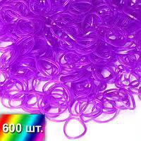 Набор ароматизированных резинок Loom Bands (Лум Бэндз) - 600 шт, фиолетовый - фото 4 - id-p111419124