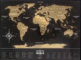 Карта мира со скретч-слоем, черный - фото 5 - id-p111418156
