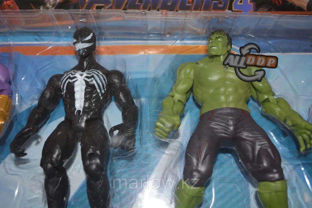 Мстители (Avengers) набор фигурок (Халк, Веном, Железный человек, Танос) - фото 3 - id-p111424988