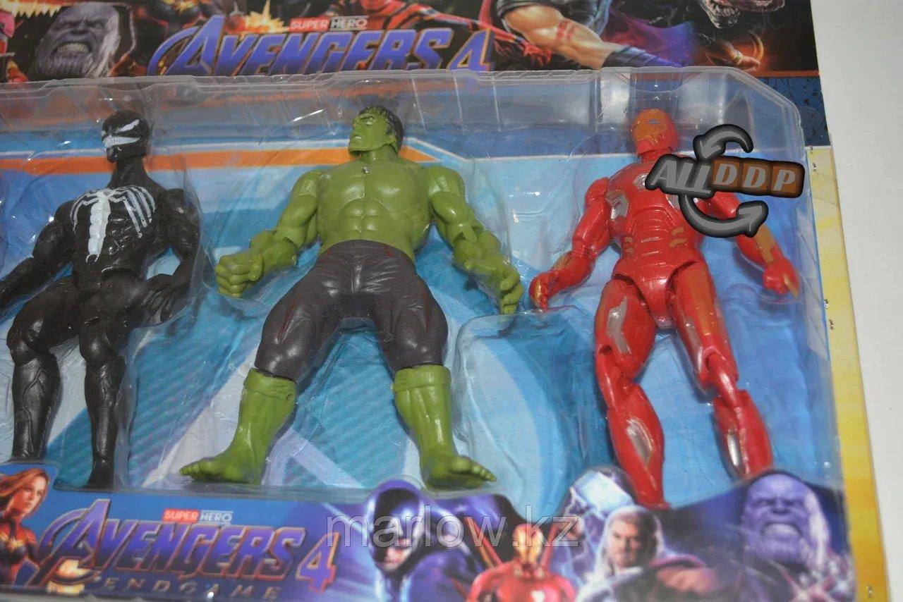 Мстители (Avengers) набор фигурок (Халк, Веном, Железный человек, Танос) - фото 6 - id-p111424988
