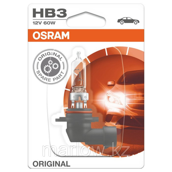 Лампа автомобильная Osram, HB3, 12 В, 60 Вт, 9005-01B - фото 1 - id-p111428940