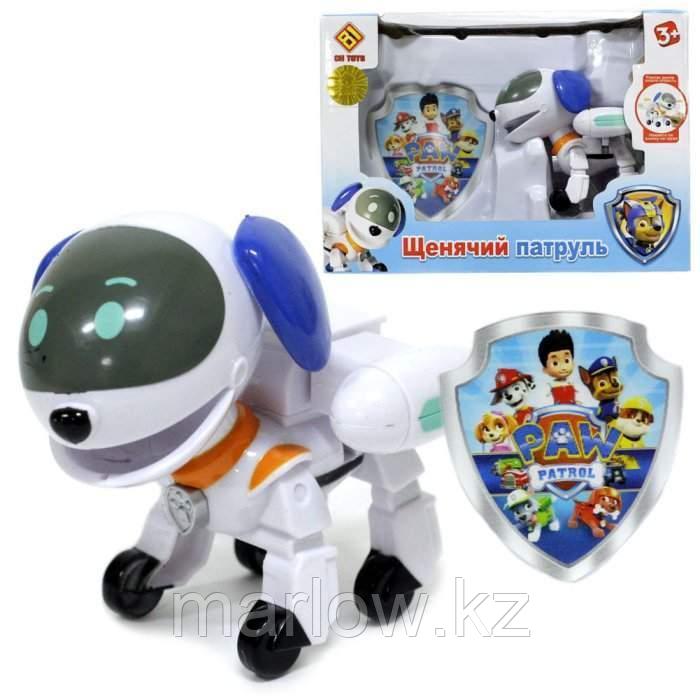 Игрушка Paw Patrol Щенячий патруль CH-G001 Фигурка рюкзак трансф, значок- Робопес Арт.CH-G001-G - фото 1 - id-p111411396