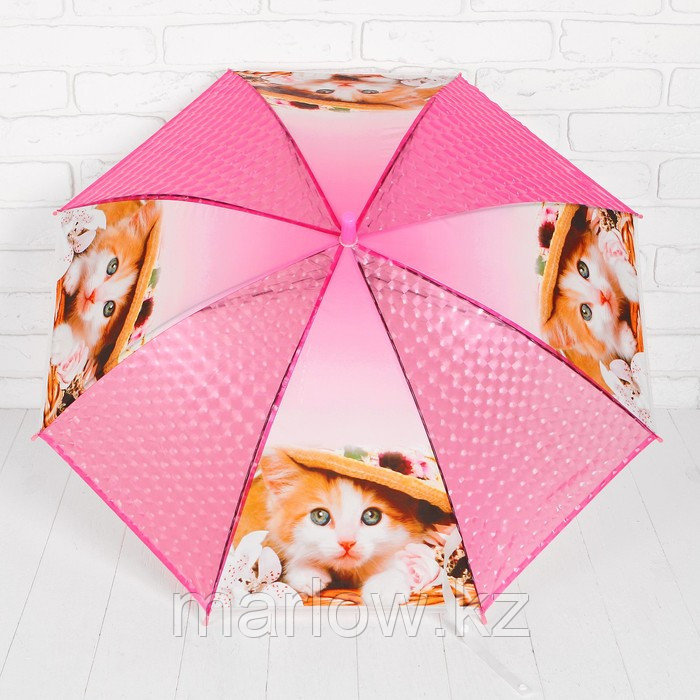 Зонт детский 3Д «Модная кошечка», D=80 см - фото 2 - id-p111431908