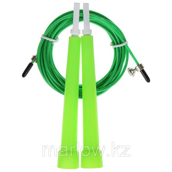Набор для фитнеса (эспандер ленточный+скакалка скоростная), цвет зеленый - фото 3 - id-p111432738