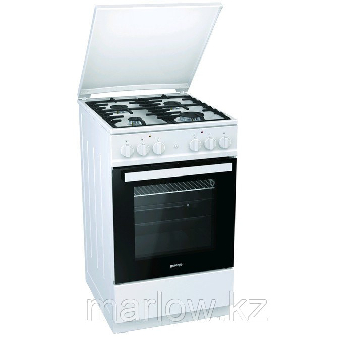 Плита Gorenje KN5142WF-B, комбинированная, 4 конфорки, 62 л, гриль, белая - фото 1 - id-p111436561