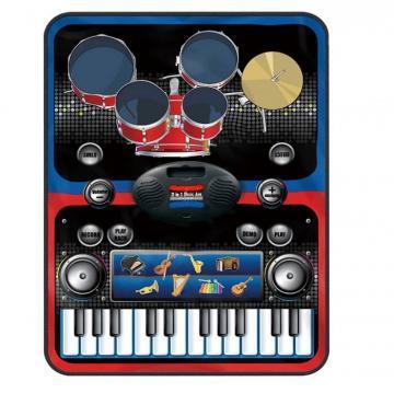 Музыкальный коврик 2 в 1 Musical Drum Kit Playmat - фото 1 - id-p111422072