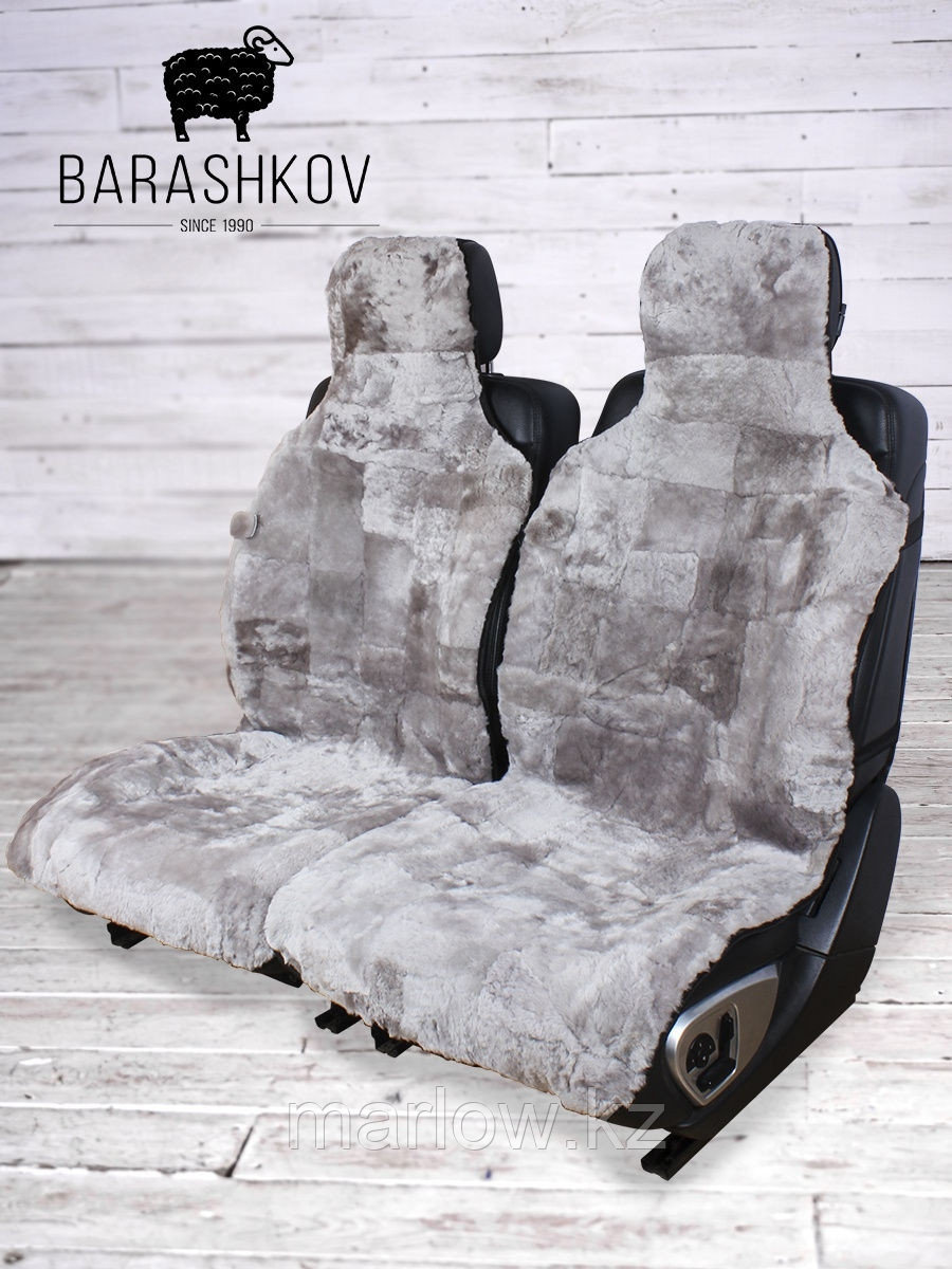 Barashkov / Накидки "MOZAIKA" из натурального мутона на передние сиденья автомобиля - 2 шт. 0 - фото 1 - id-p111414325