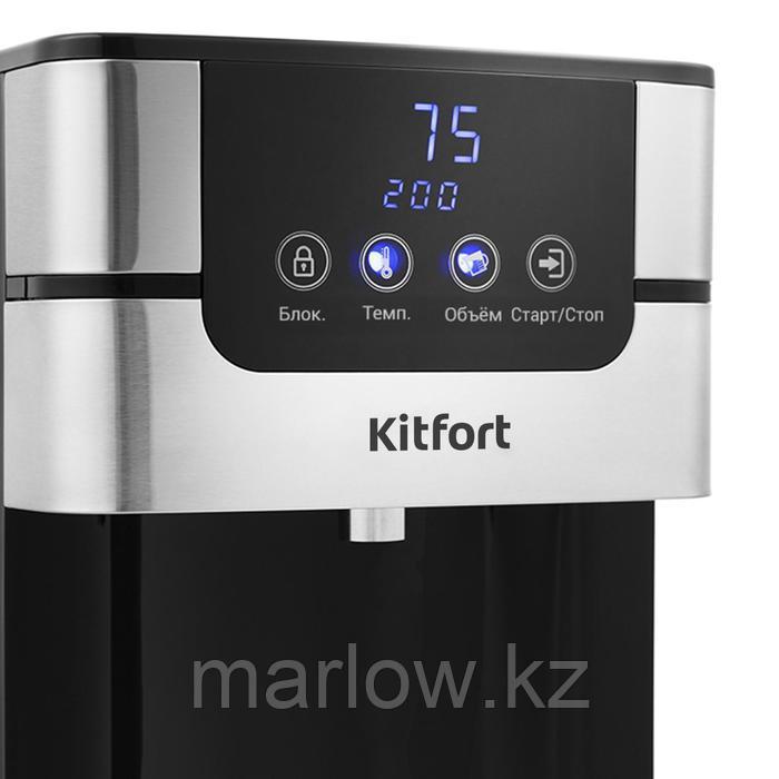 Термопот Kitfort KT-2501, 2618 Вт, 4 л, 5 режимов, серебристо-чёрный - фото 2 - id-p111434598