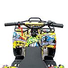Квадроцикл бензиновый ATV G6.40 - 49cc, цвет граффити, фото 6