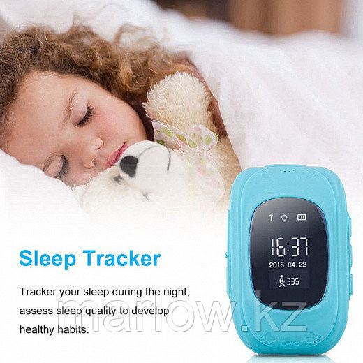 Детские часы GPS трекер Smart Baby Watch Q50 - синие - фото 3 - id-p111415445