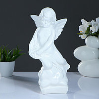 Фигура "Ангел" большой белый 10х18х38см