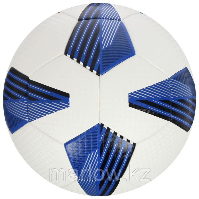 Мяч футбольный ADIDAS Tiro Lge Art, размер 4, ТПУ, 32 панелей, термосшивка, цвет белый/синий - фото 2 - id-p111433770