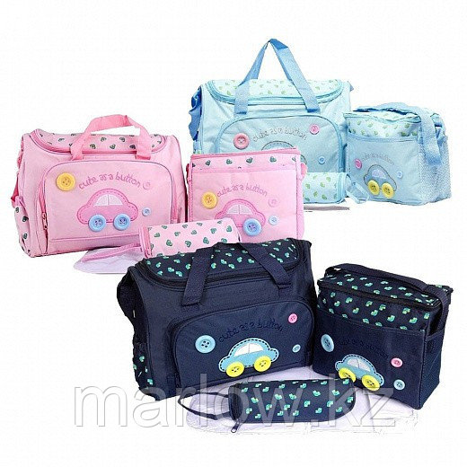 Комплект сумок для мамы Cute as a Button, 3 шт, синий - фото 2 - id-p111422103
