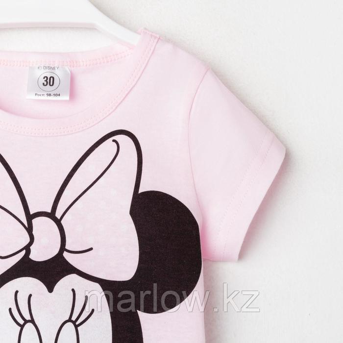 Футболка детская Disney "Minnie Mouse", рост 110-116 (32), розовый МИКС - фото 6 - id-p111431946