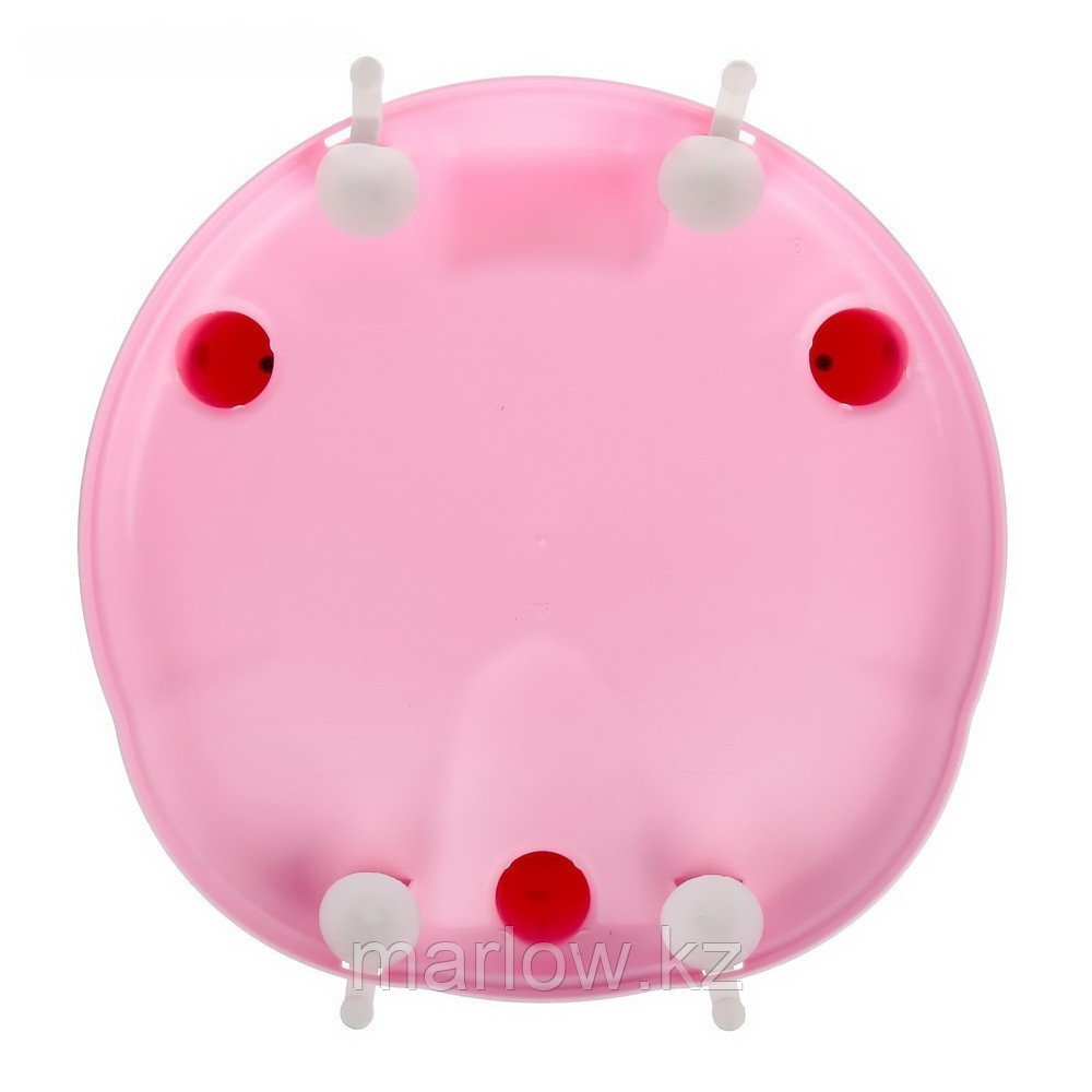 Стульчик для купания на присосках, цвет розовый - фото 3 - id-p111418232