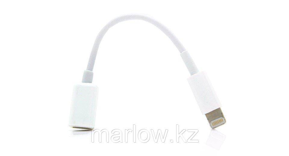 Переходник для Apple Lightning 8pin на USB мама - фото 2 - id-p111419213